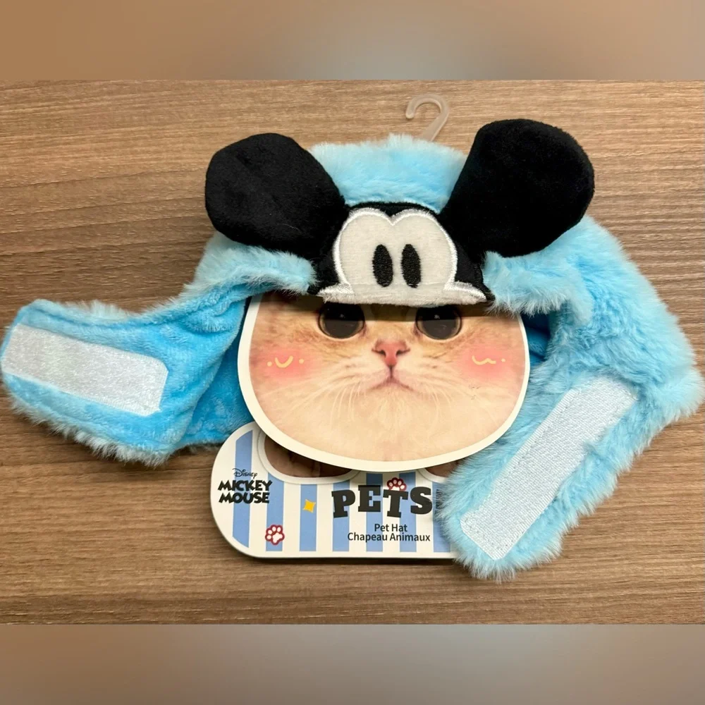 Mickey Mouse Hoodie. Hat for your pet - cat, or dog. Disney Mickey Mouse